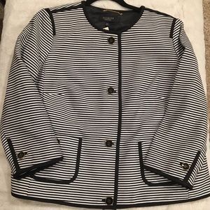 Talbots Jacket- Black and White 16P